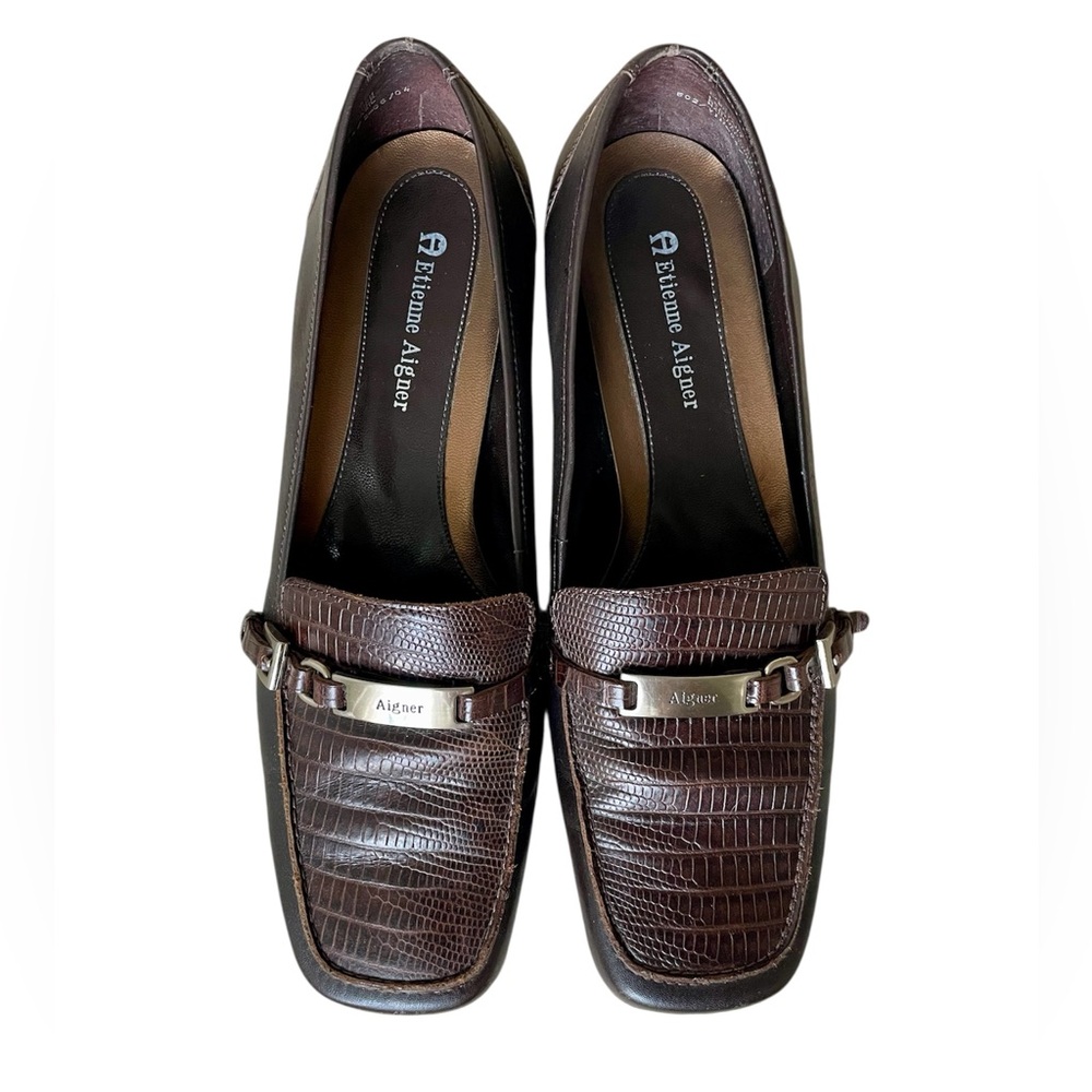 Vintage Etienne Aigner Leather Loafers - Size 6